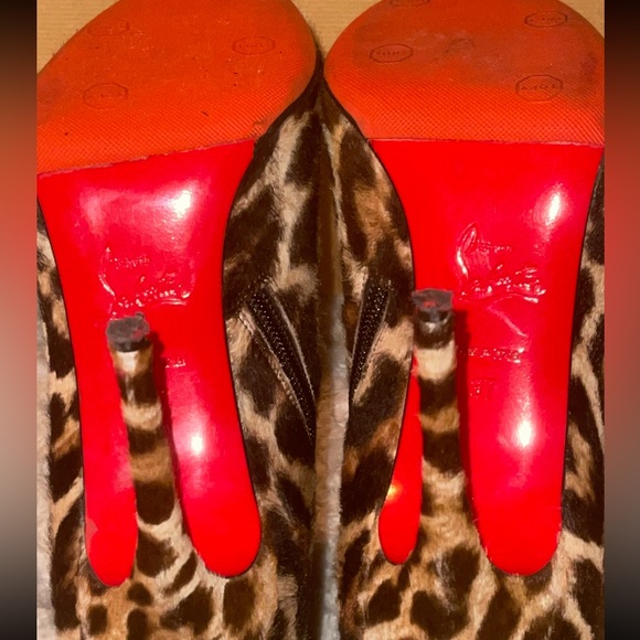 Fifi Botta 100 leopard print booties (Christian Louboutin) - Picture 2 of 10